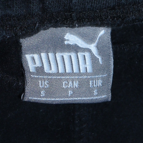 Puma Men's Black Jogger Sweatpants Size S Fleece Regular Fit