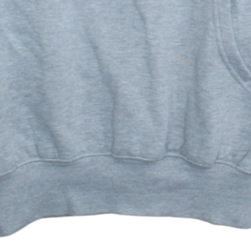Hard Rock Cafe Men's Grey Pullover Hoodie Large Music Graphic