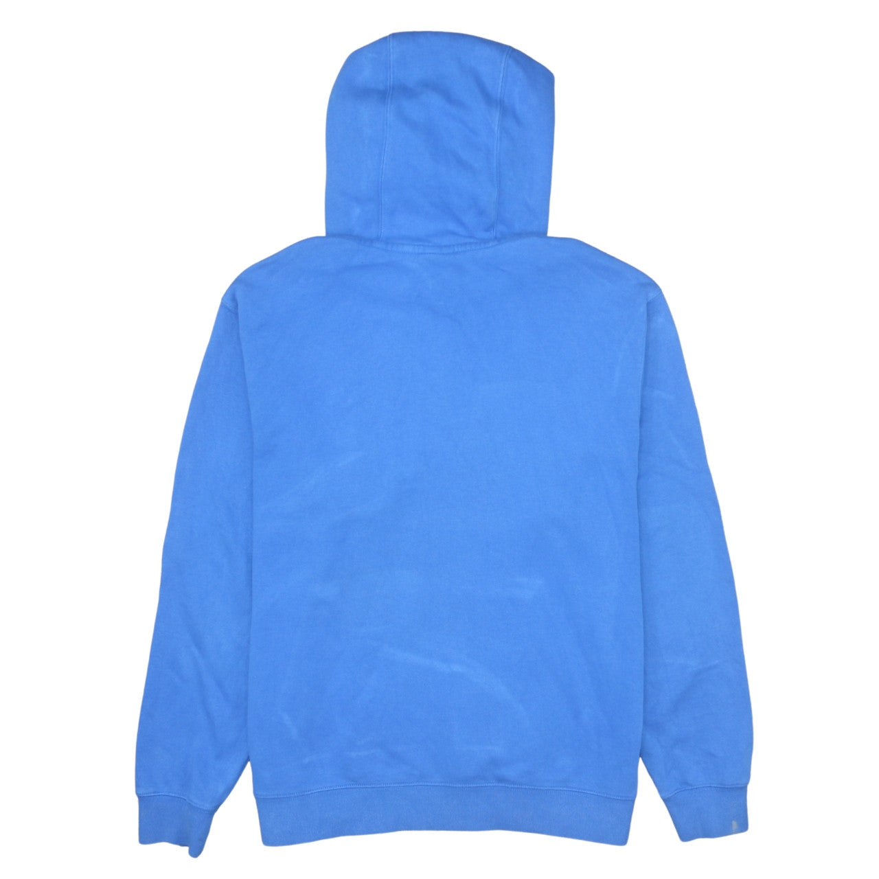 Nike Womens Blue Pullover Hoodie Size L Cotton Blend Casual