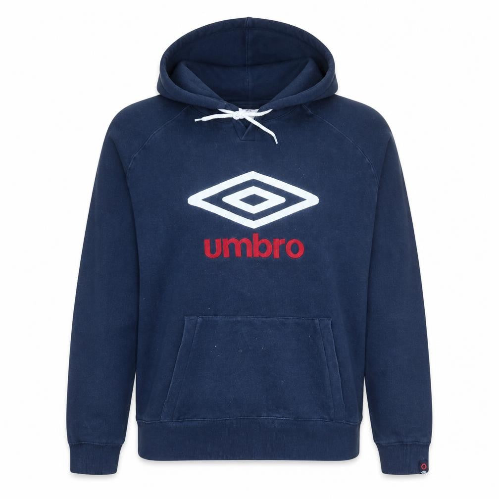 Umbro Womens Navy XXL Pullover Hoodie with Logo and Kangaroo Pocket