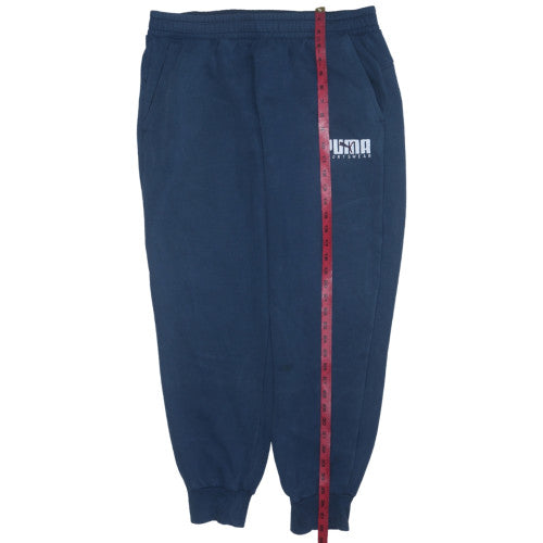 Puma Men’s Blue Fleece Jogger Sweatpants XL Activewear