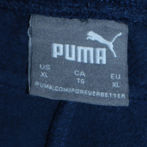 Puma Men’s Blue Fleece Jogger Sweatpants XL Activewear