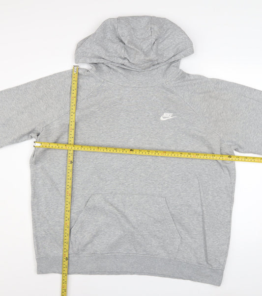 Nike Men’s Grey XL Pullover Hoodie Fleece Sweatshirt
