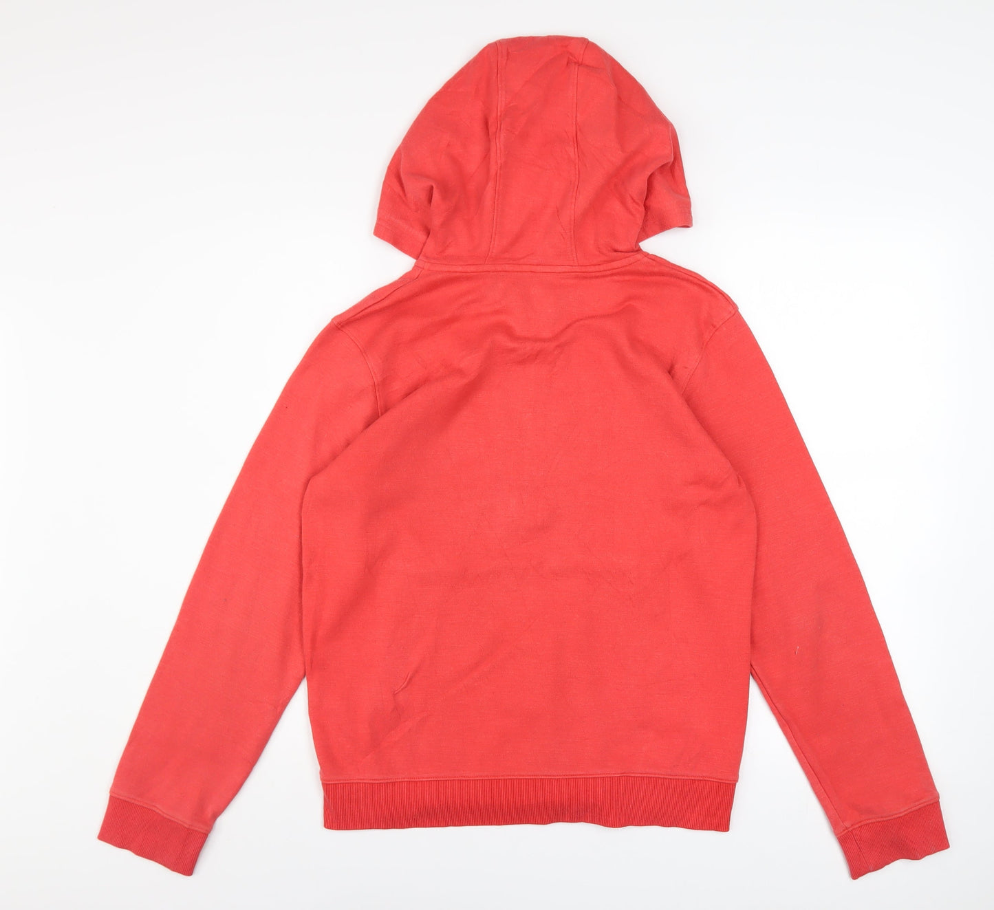Under Armour Boys Red 1/4 Zip Pullover Hoodie Size 158