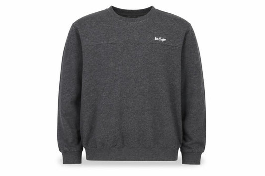 Lee Cooper Mens Charcoal Grey XL Crew Neck Pullover Sweatshirt