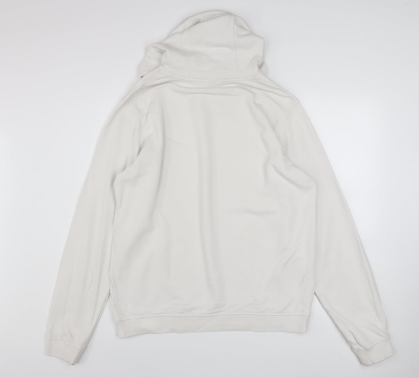 Nike Air Men's White Pullover Hoodie L Graphic Logo Sportswear