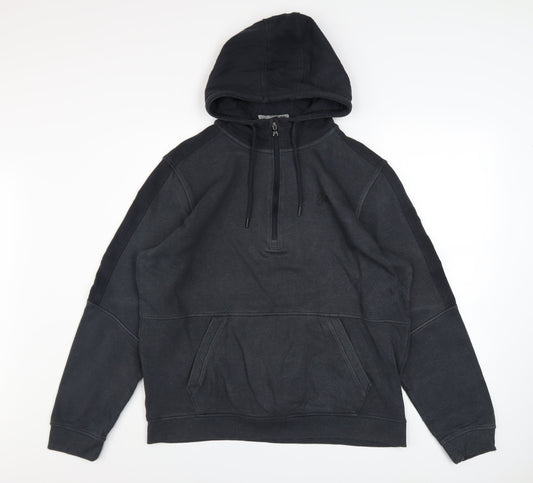 Under Armour Men's Black L 1/4 Zip Pullover Hoodie