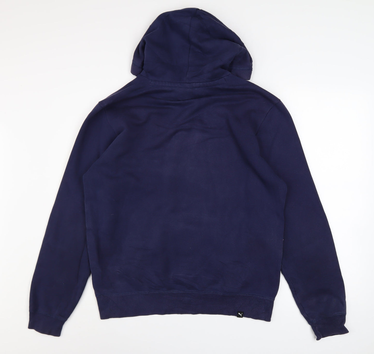 Puma Men's Blue Pullover Hoodie M Long Sleeve Sports Fleece