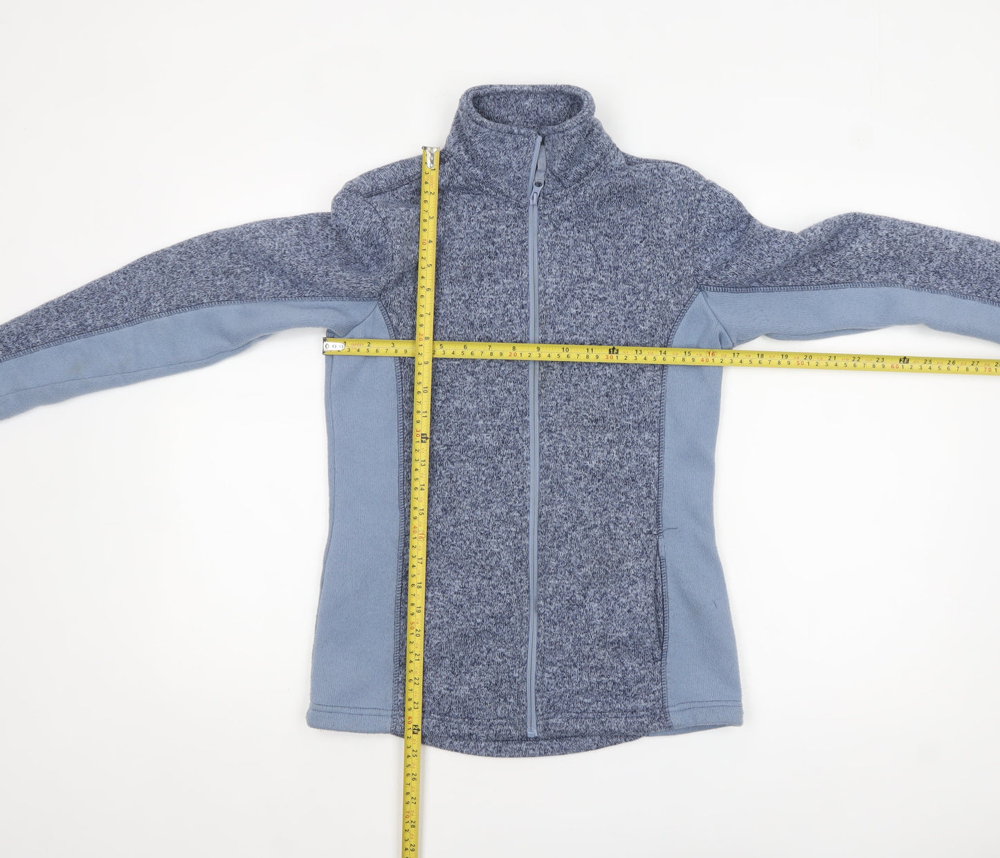 Mountain Warehouse Women Blue Fleece Full Zip Jacket UK 10