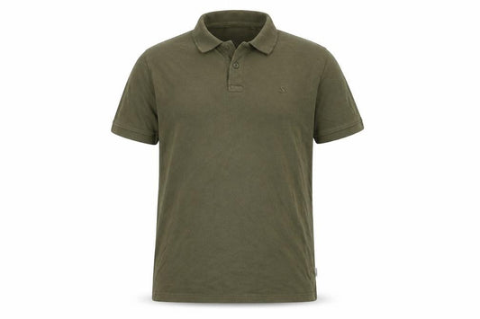Jack & Jones Men's Green Cotton Polo Shirt M Regular Fit