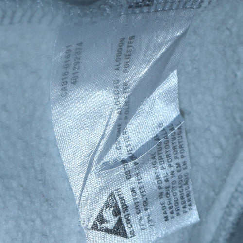 Le Coq Sportif Men's Grey Pullover Hoodie L Classic Logo Cotton Blend