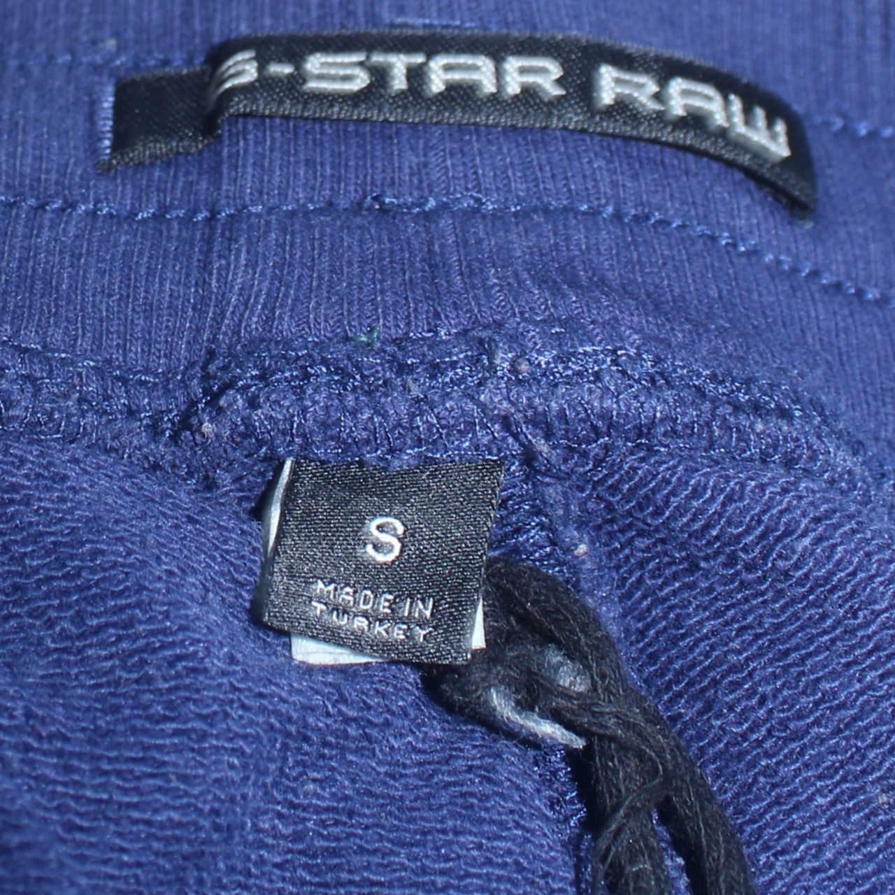 G-Star RAW Men Blue Jogger Sweatpants Size S Elastic Waist