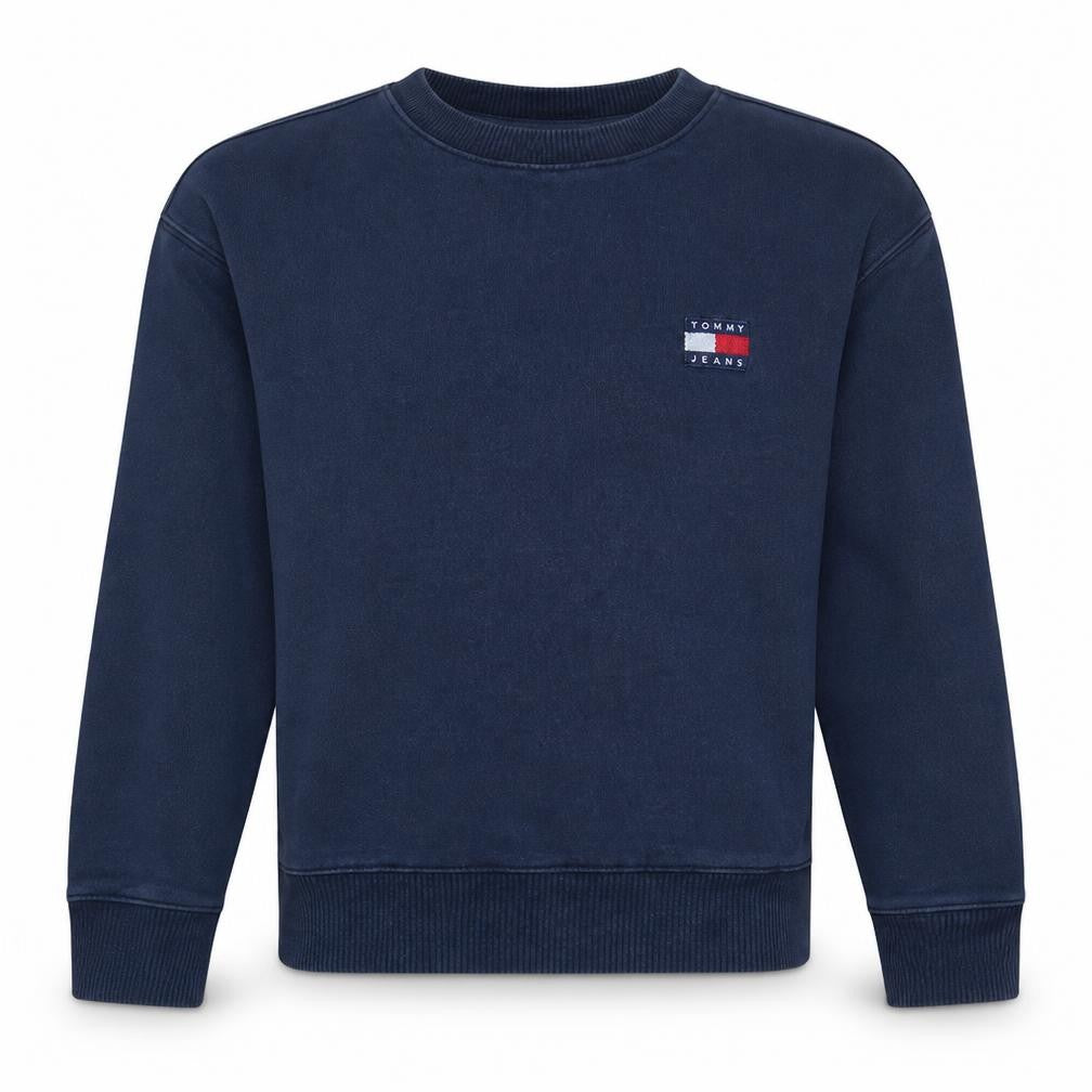 Tommy Jeans Men's Blue XS Crew Neck Pullover Sweatshirt