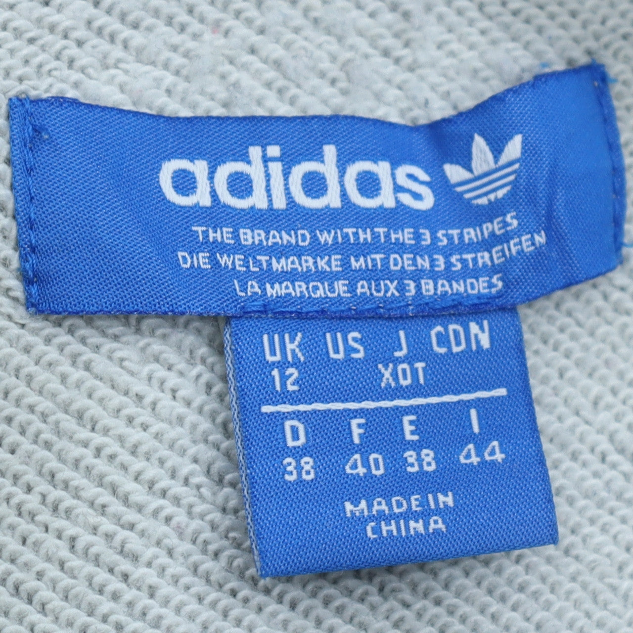 Adidas Womens Grey 1/2 Zip Hoodie Size 12 Classic Logo Pullover