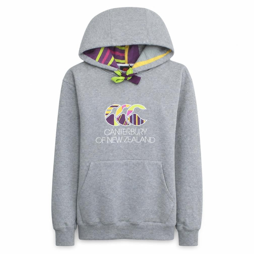 Canterbury Womens Grey Hooded Pullover Sweatshirt Size S