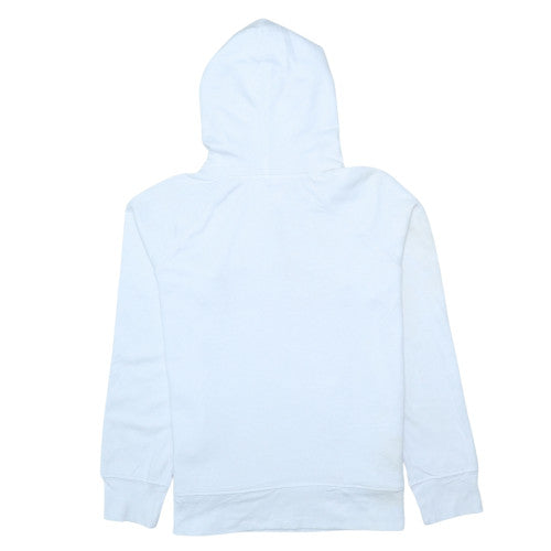 Levi's Womens White Pullover Hoodie XS Logo Print Cotton Blend
