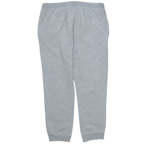 GAP Men's Grey Fleece Sweatpants L Regular Fit Drawstring Logo