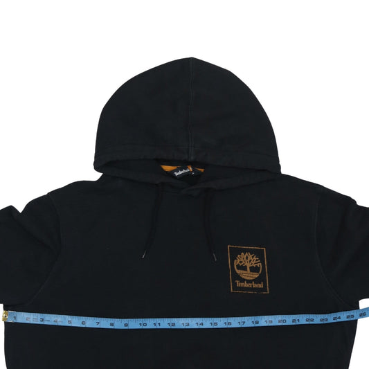 Timberland Men's Black Regular Fit Graphic Hoodie Size M