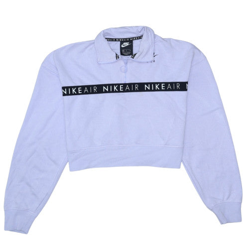 Nike Air Women’s Purple 1/4 Zip Pullover Sweatshirt Size M