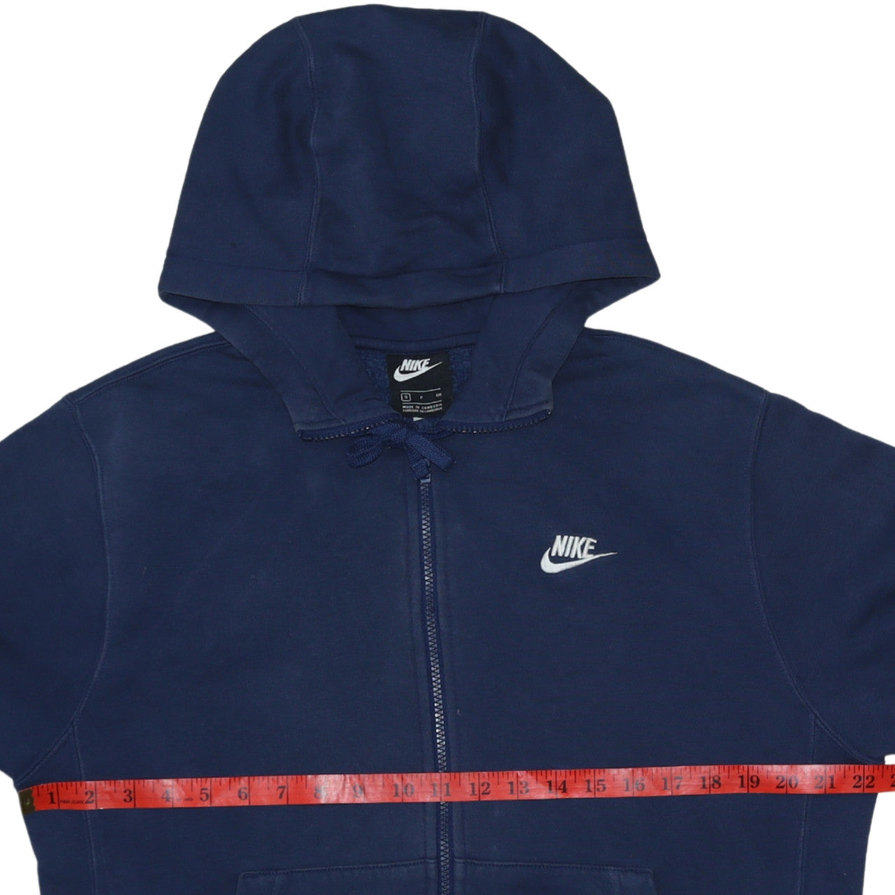 Nike Men's Blue Full Zip Hoodie Small Fleece Sportswear