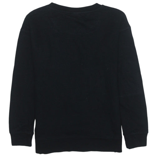 Ellesse Heritage Womens Black XS Pullover Sweatshirt with Zip Accents