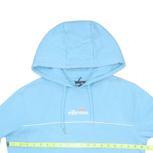 Ellesse Women's Blue Pullover Hoodie Medium Cotton Blend Casual