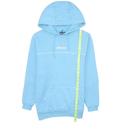Ellesse Women's Blue Pullover Hoodie Medium Cotton Blend Casual
