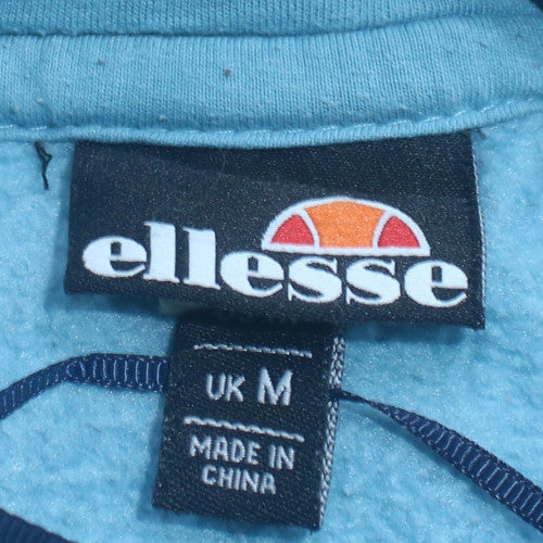 Ellesse Women's Blue Pullover Hoodie Medium Cotton Blend Casual