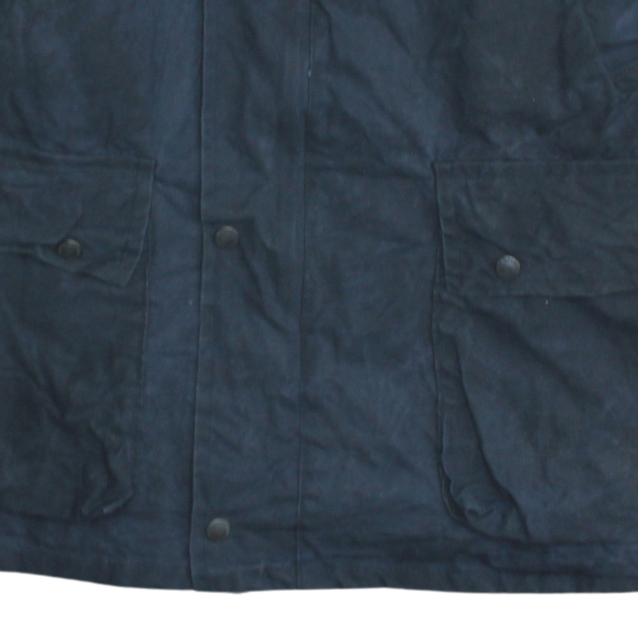 Walker and Hawkes Men's Blue Waxed Cotton Country Coat M