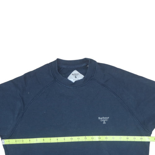 Barbour Beacon Men's Blue Cotton Crew Neck Sweatshirt M