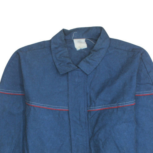 Guemene Confection Men's Blue Cotton Blend Mid-Length Jacket Size 46