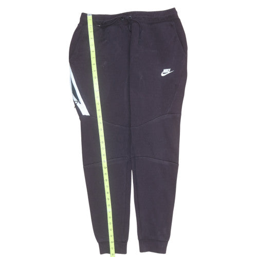 Nike Men's Black Jogger Trousers M Regular Fit Fleece