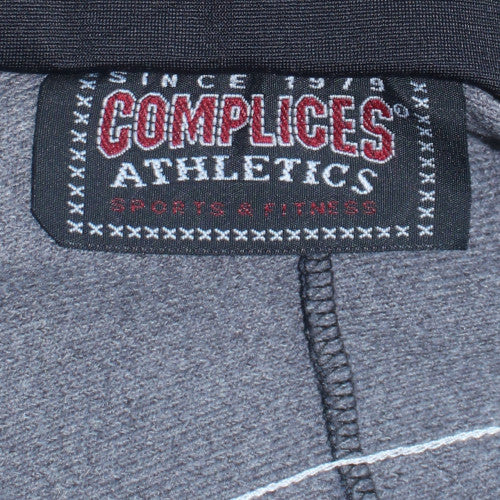 Complices Athletics Men's Black L Full Zip Short Sleeve Hoodie