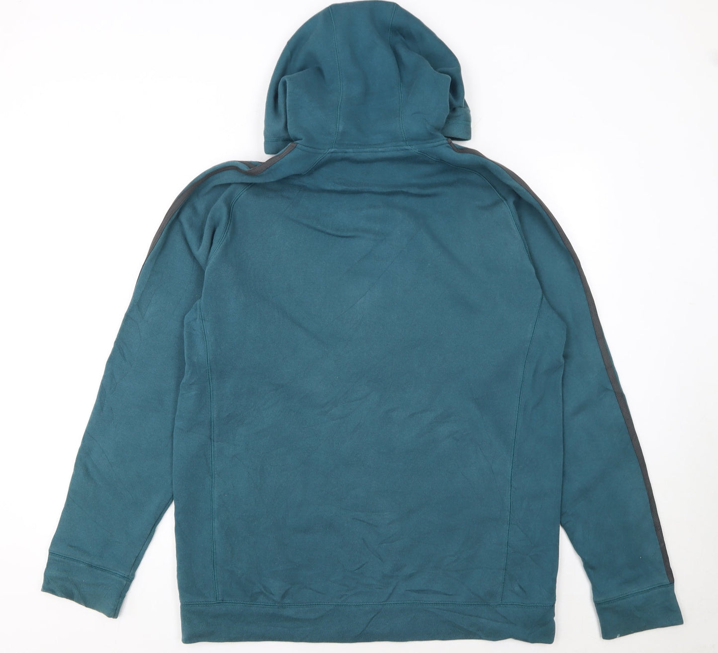 Adidas Men's Blue Full Zip Hoodie Size L Sports Casual
