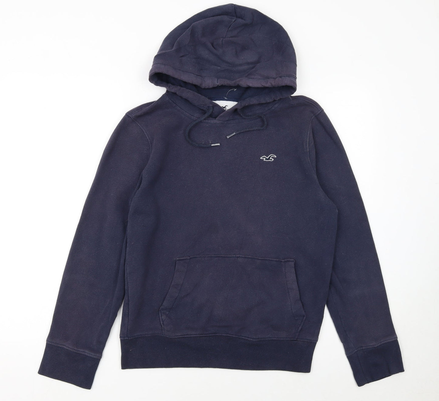 Hollister Womens Navy XS Pullover Hoodie Must-Have Collection Cotton Blend