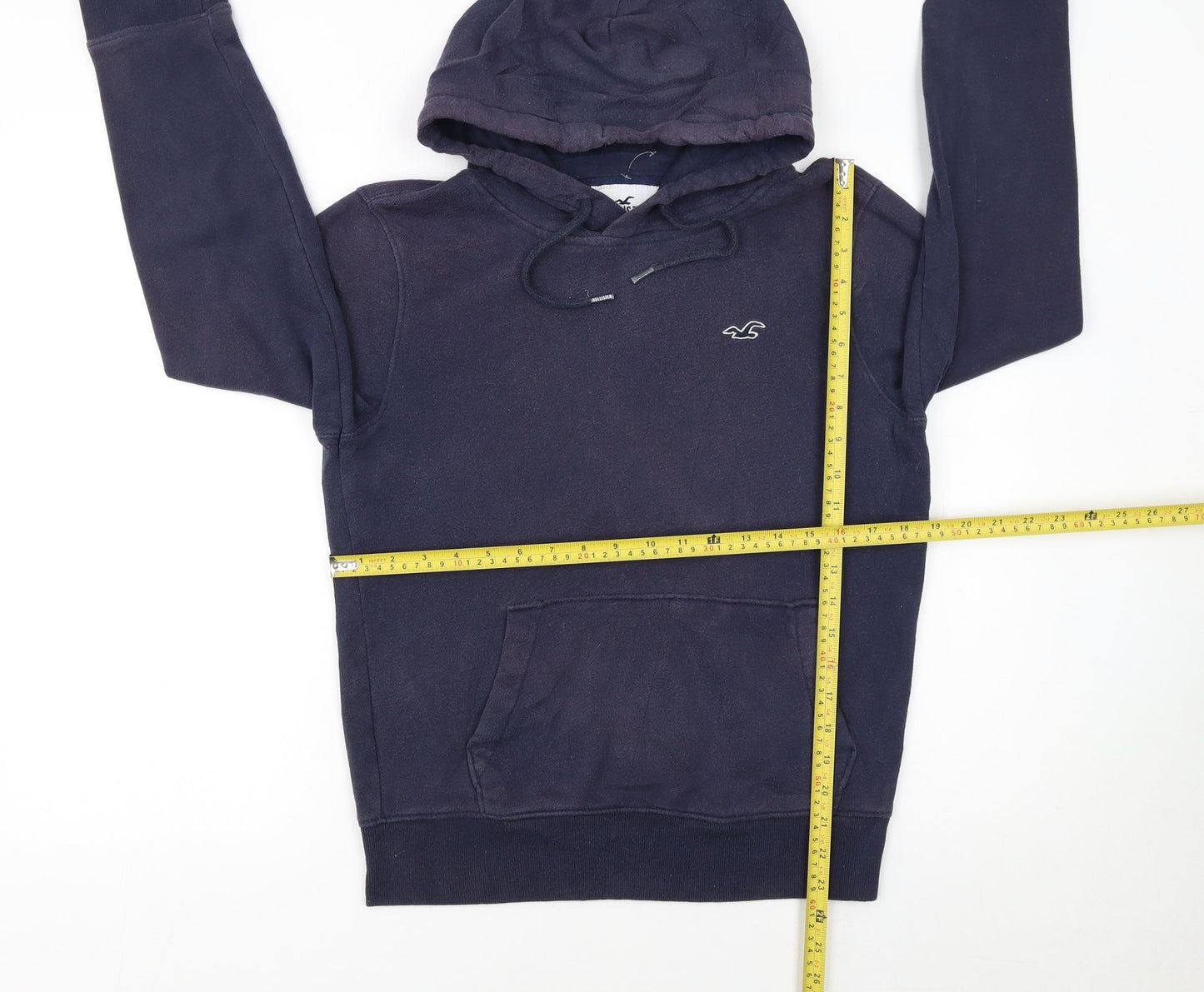 Hollister Womens Navy XS Pullover Hoodie Must-Have Collection Cotton Blend