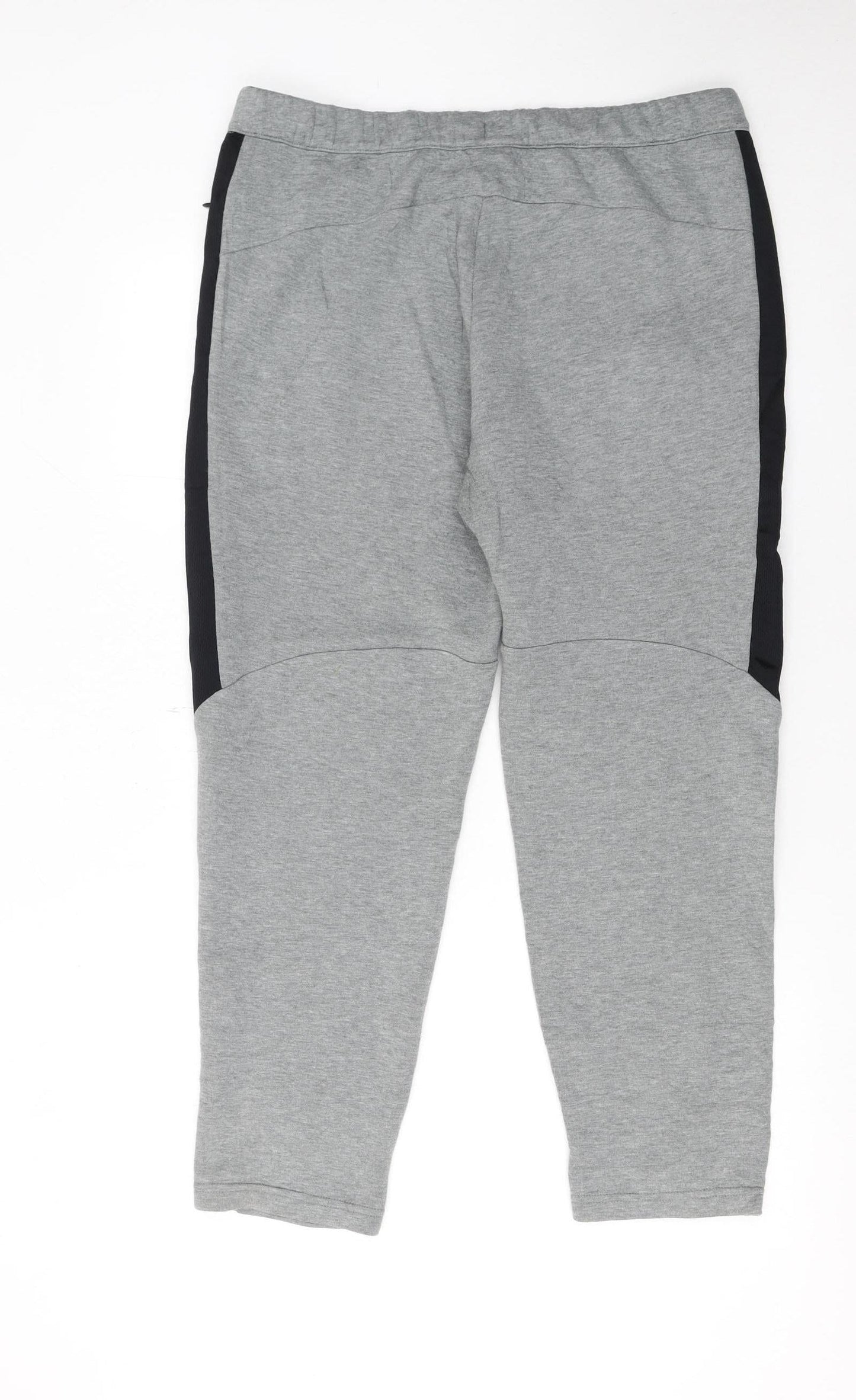 Puma Men's Grey Jogger Trousers L Regular Fit Pants