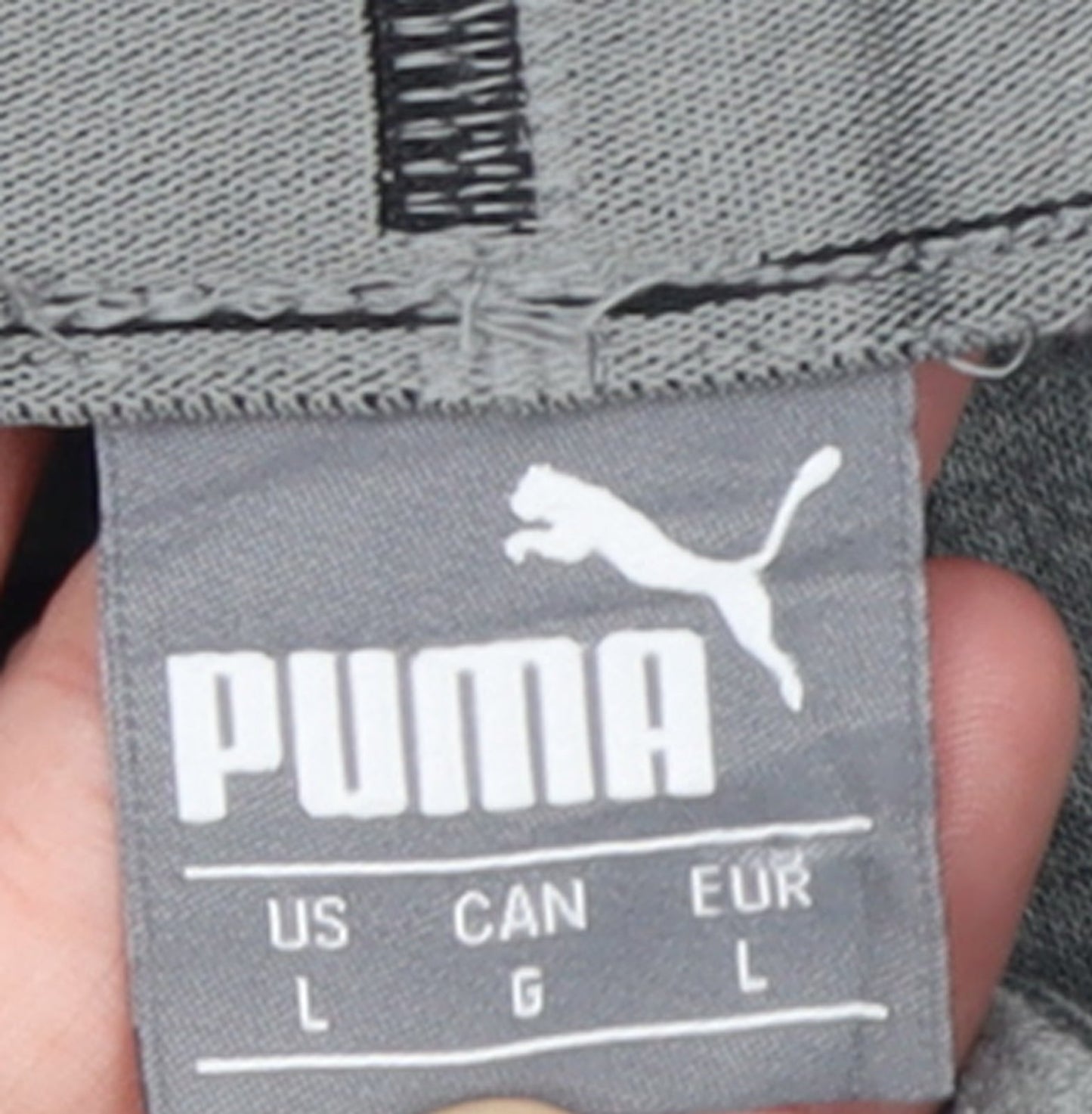 Puma Men's Grey Jogger Trousers L Regular Fit Pants