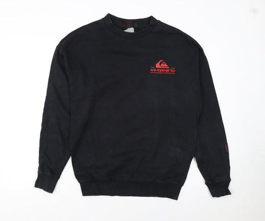 Quiksilver x Stranger Things Black Men's XS Graphic Sweatshirt