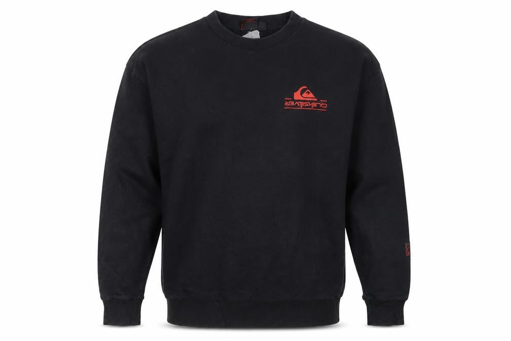 Quiksilver x Stranger Things Black Men's XS Graphic Sweatshirt