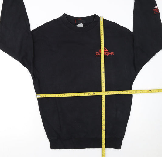Quiksilver x Stranger Things Black Men's XS Graphic Sweatshirt
