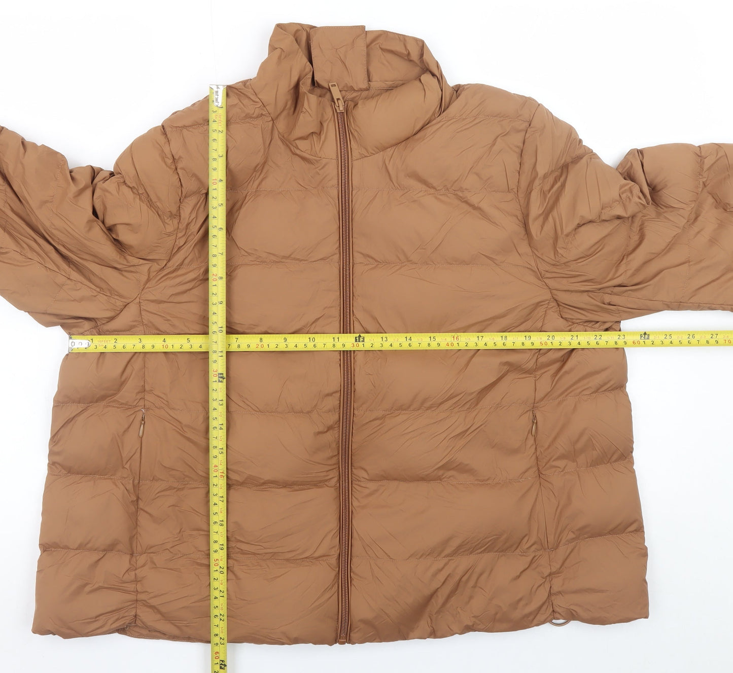 Marks and Spencer Mens Brown Mid-Length Puffer Jacket Size 20