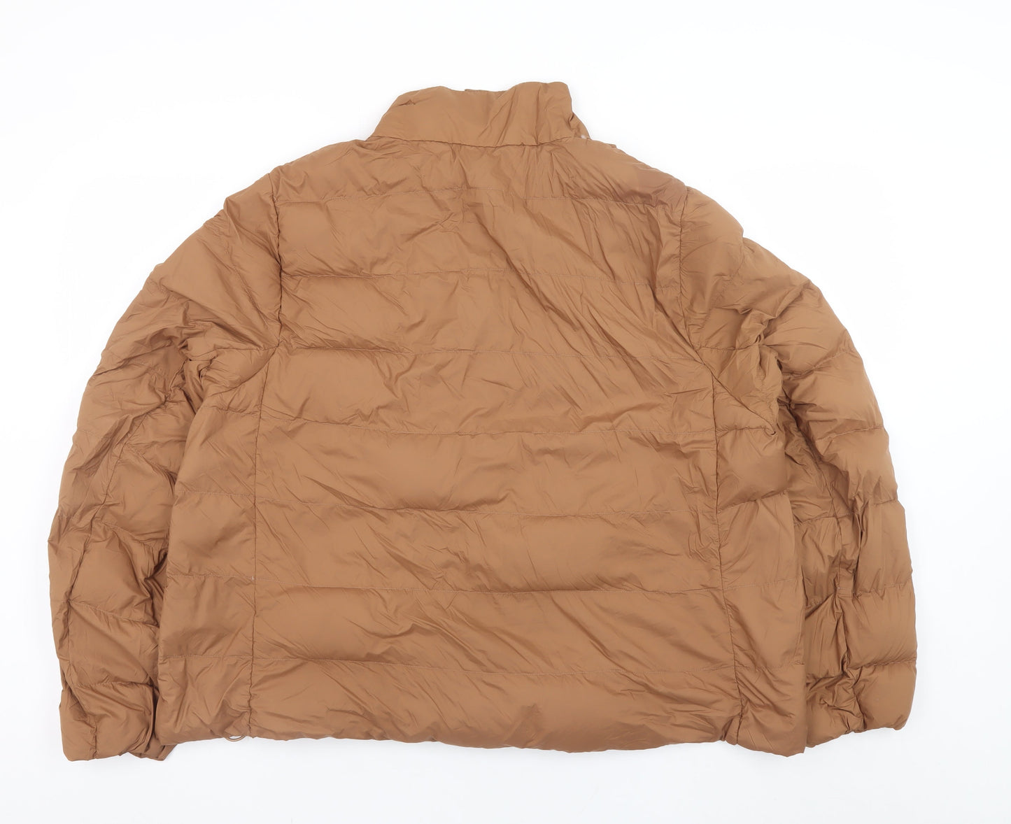 Marks and Spencer Mens Brown Mid-Length Puffer Jacket Size 20