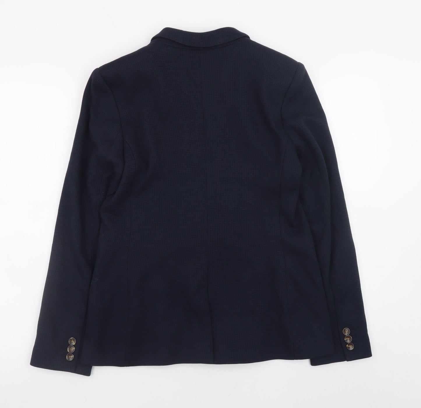 Marks and Spencer Women's Blue Blazer Size 10 Classic Workwear