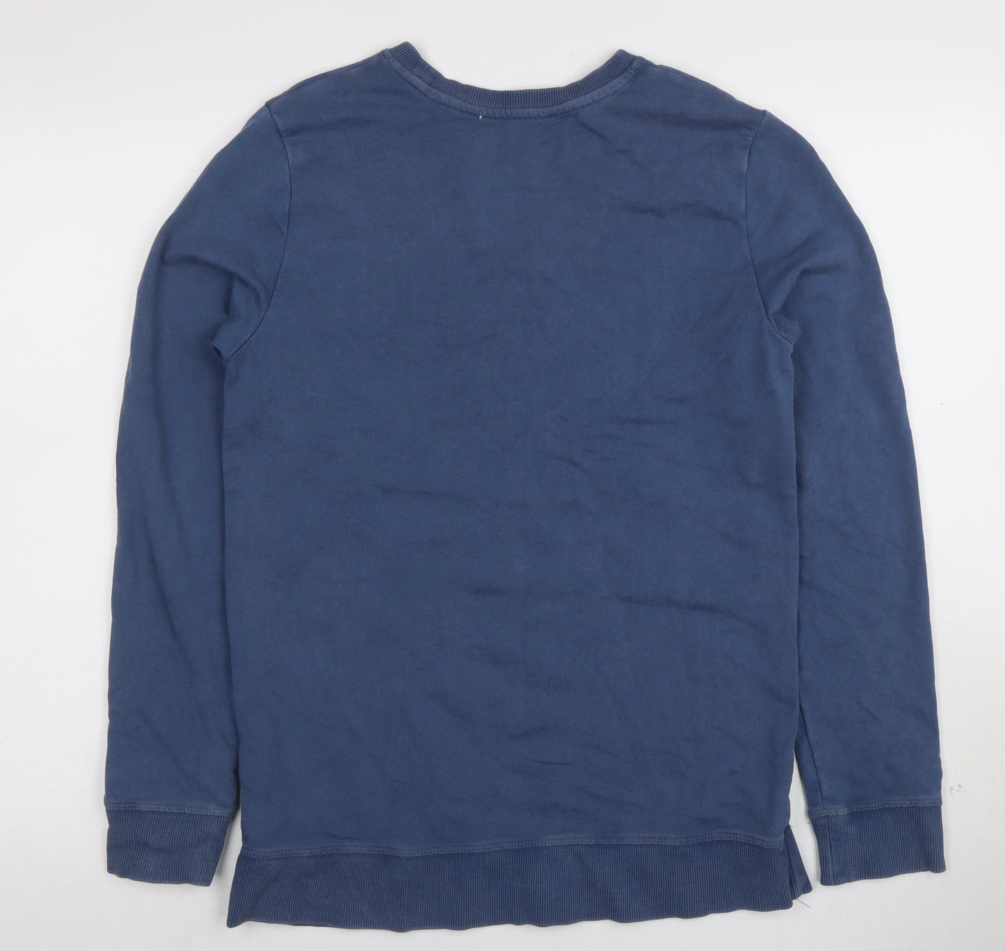 H&M Boys Blue Long Sleeve SKATE Sweatshirt Cotton Blend Size M