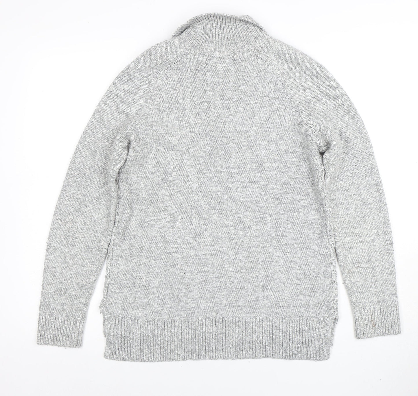 Tommy Hilfiger Men's Grey Half Zip Knit Jumper Size M