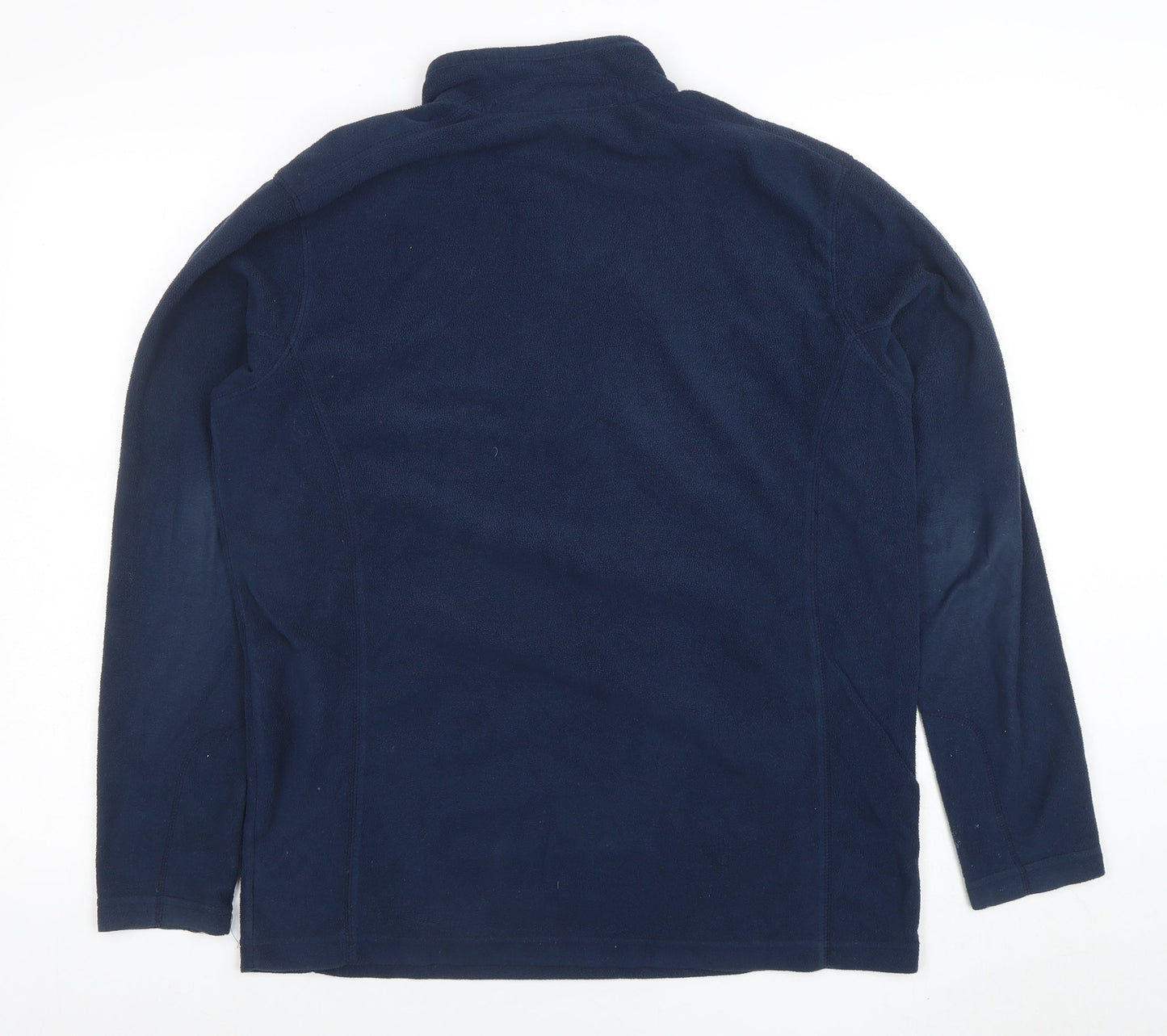 Columbia Mens Blue Fleece 1/4 Zip Pullover Sweatshirt M