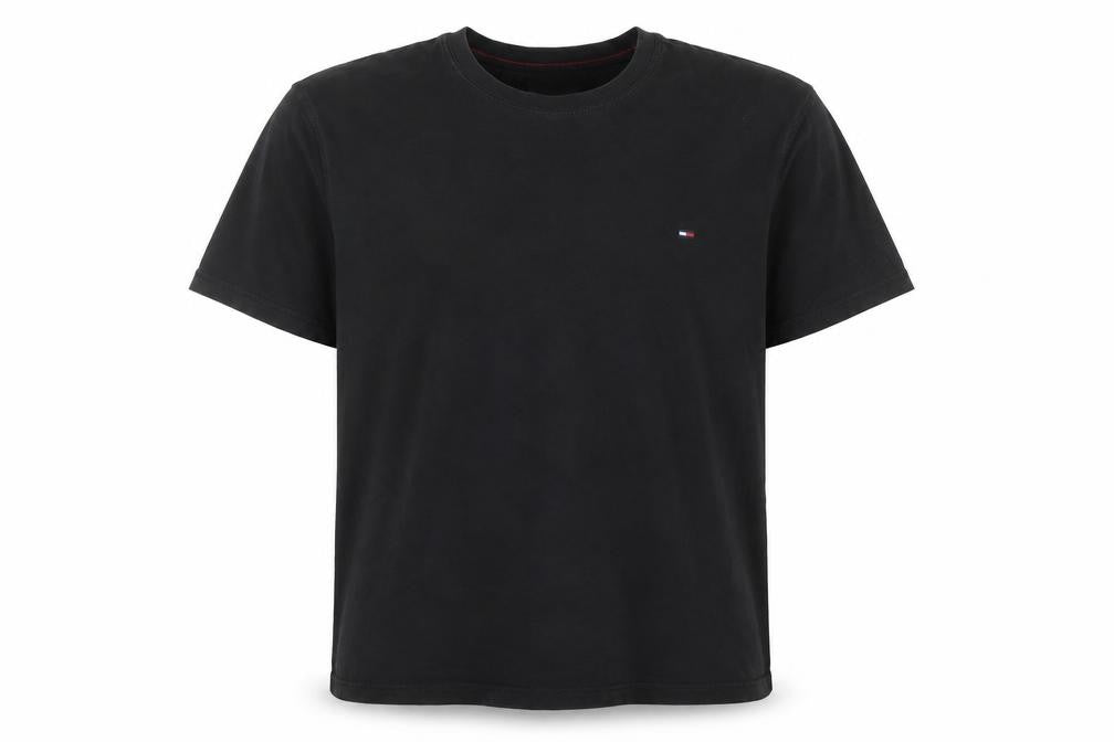 Tommy Hilfiger Denim Men's Black XL Crew Neck Cotton T-Shirt