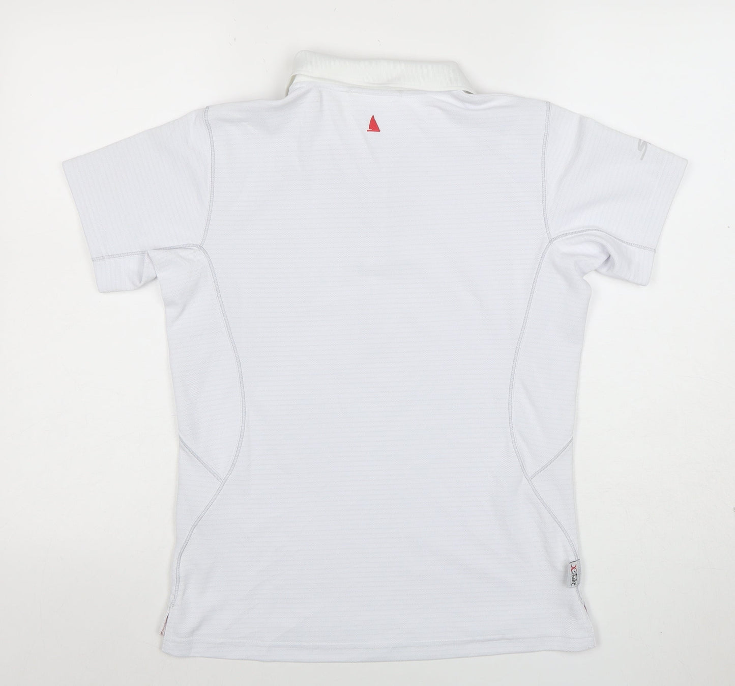 Musto Women's White Polo Shirt Size 12 Short Sleeve Lightweight