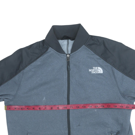The North Face Men's Grey Full Zip Sweatshirt Jacket M